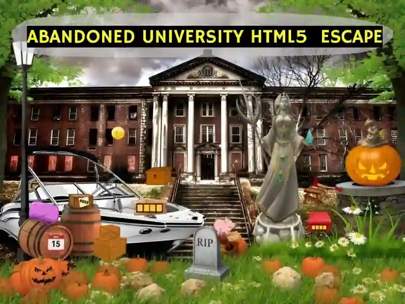 Mäng Abandoned University Html5 Escape Internetis