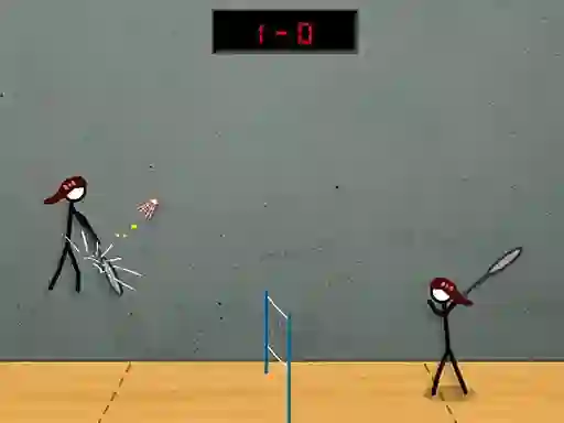 Mäng Stick Figure Badminton 2 Internetis
