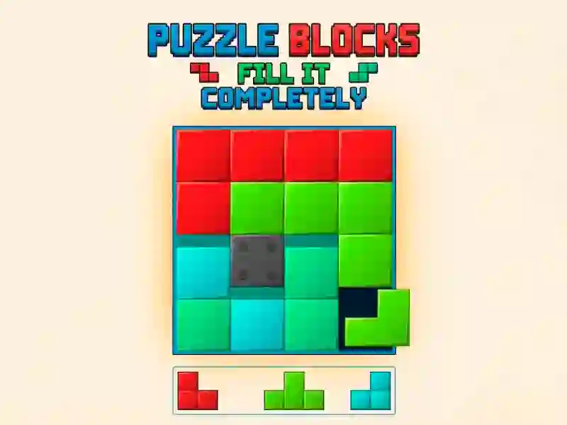 Mäng Puzzle Blocks: Fill It Completely Internetis