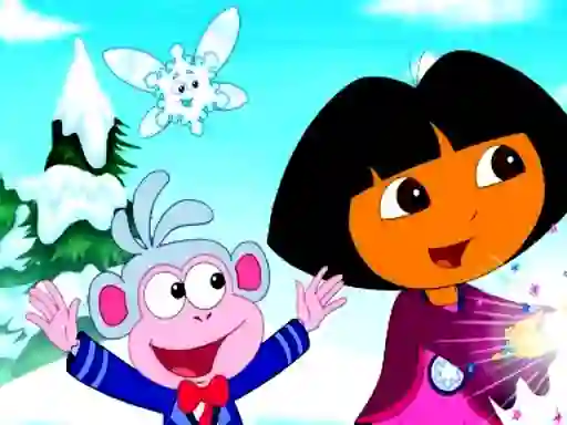 Mäng Dora Find 5 Differences Internetis
