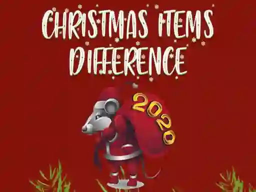 Mäng Christmas Items Differences Internetis
