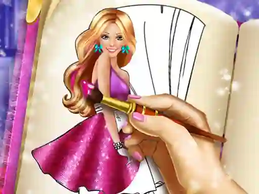 Mäng Doll Coloring Book Internetis
