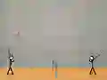 Mäng Stick Figure Badminton Internetis