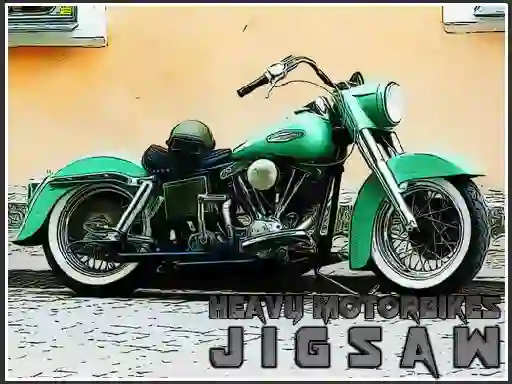 Mäng Heavy Motorbikes Jigsaw Internetis