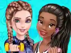 Mäng Princesses Workout Buddies Internetis