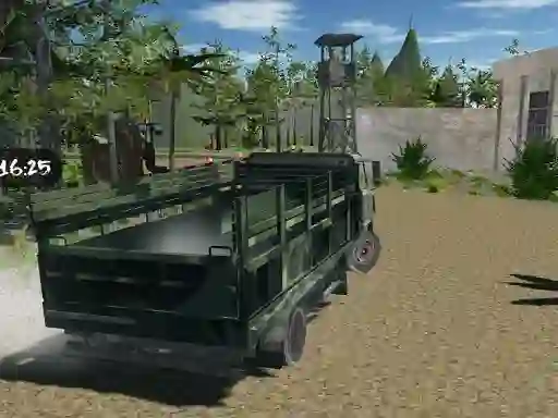 Mäng Offroad Truck Army Driving Internetis