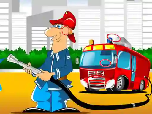 Mäng Fire Trucks Differences Internetis