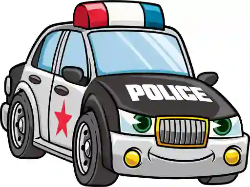 Mäng Cartoon Police Cars Internetis