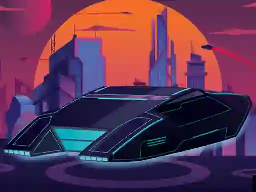 Mäng Cars In The Future Hidden Internetis