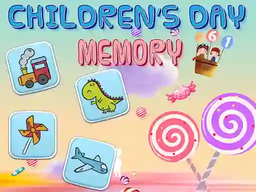 Mäng Children's Day Memory Internetis
