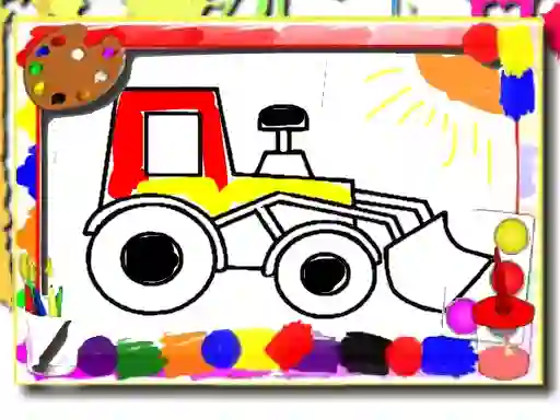 Mäng Back to School: Kids Car Coloring Internetis