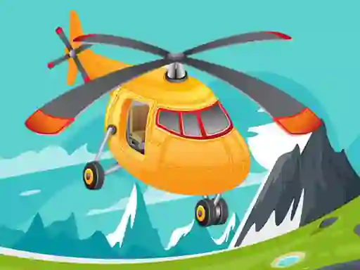 Mäng Helicopter Jigsaw Internetis