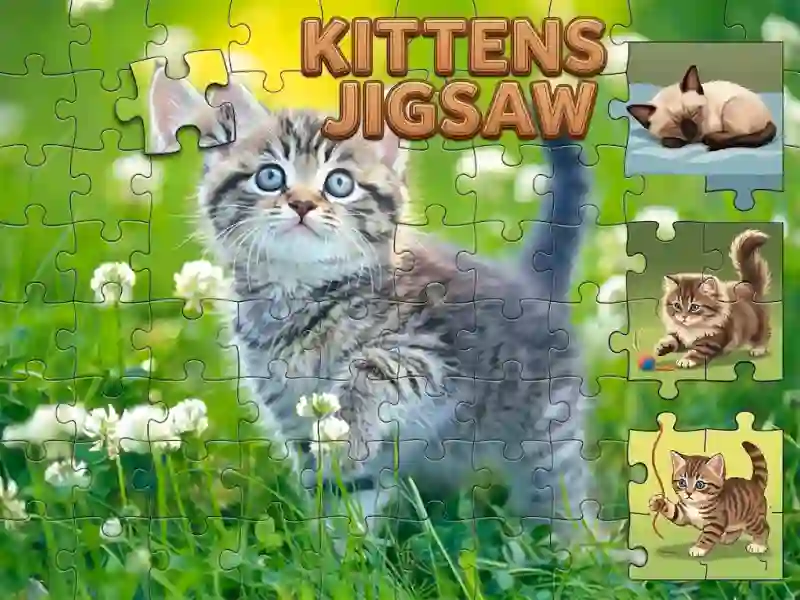 Mäng Kittens Jigsaw Internetis