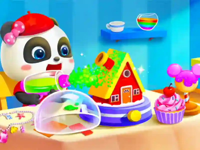Mäng Baby Panda Kids Crafts DIY Internetis