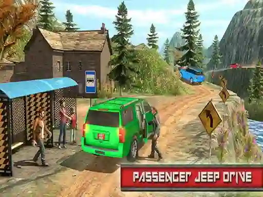 Mäng Jeep Passeger Offroad Mountain Simulation Game Internetis