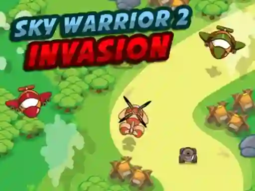 Mäng Sky Warrior 2 Invasion Internetis