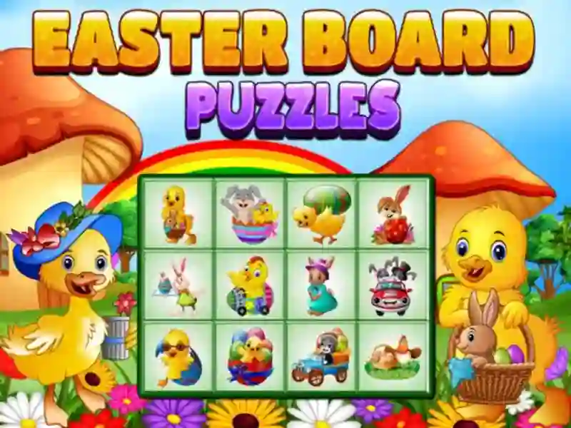Mäng EASTER BOARD PUZZLES Internetis