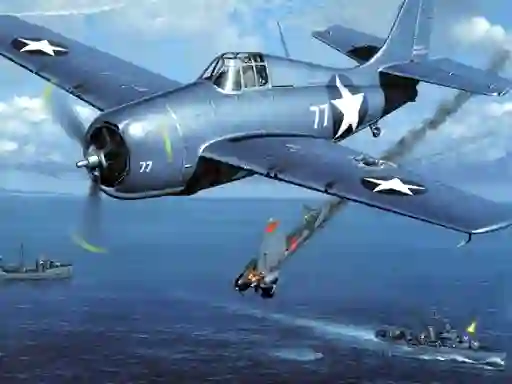 Mäng Aviation Art Air Combat Puzzle Internetis