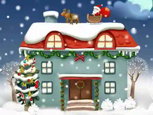 Mäng Christmas Rooms Differences Internetis