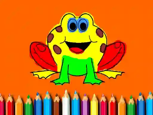 Mäng Back To School: Frog Coloring Book Internetis