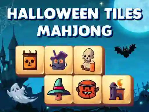 Mäng Halloween Tiles Mahjong Internetis