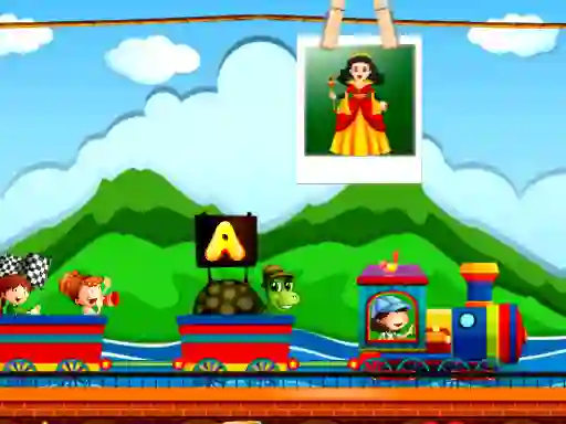 Mäng Alphabetic train Internetis