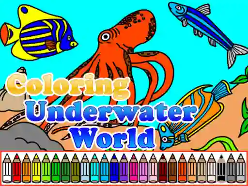 Mäng Coloring Underwater World Internetis