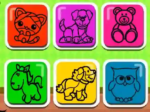 Mäng Easy Kids Coloring Game Internetis