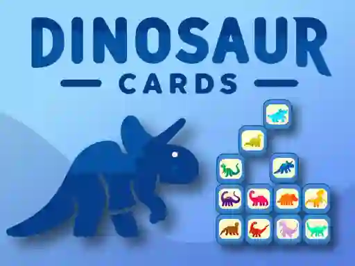 Mäng Dinosaur Cards Internetis