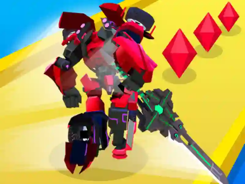 Mäng Robot Runner Fight Internetis