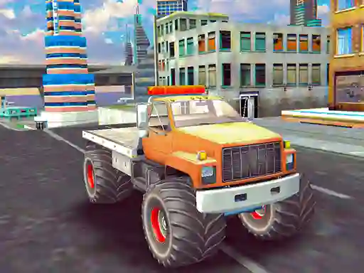 Mäng Monster Truck Stunts Free Jeep Racing Internetis