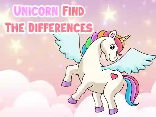 Mäng Unicorn Find The Differences Internetis