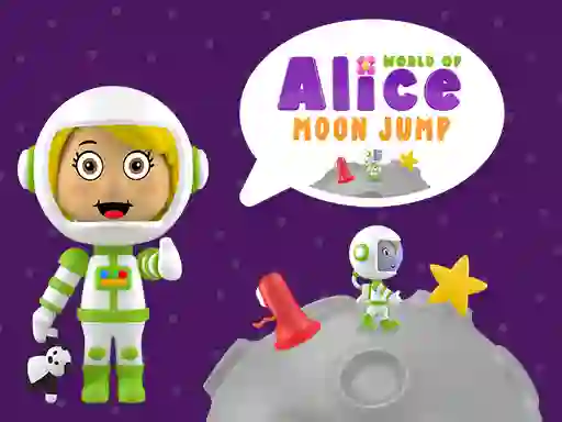 Mäng World of Alice Moon Jump Internetis