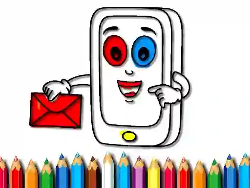 Mäng Mobile Phone Coloring Book Internetis