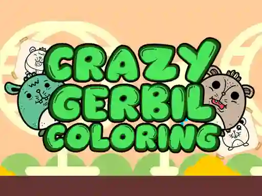 Mäng Crazy Gerbil Coloring Internetis