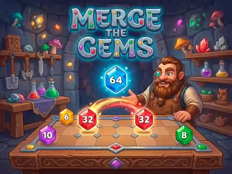 Mäng Merge the Gems Internetis