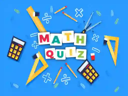 Mäng Math Quiz Game Internetis