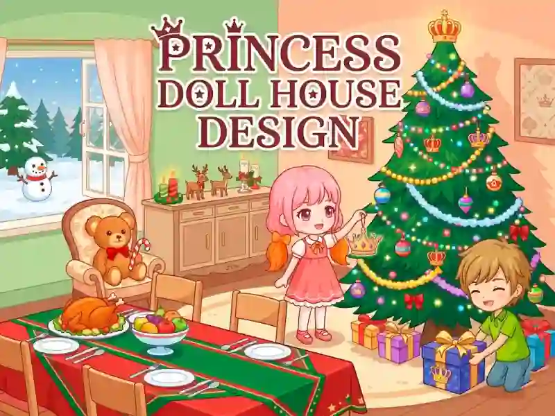 Mäng Princess Doll House Design Internetis
