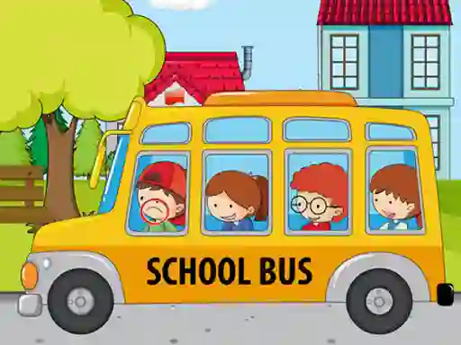Mäng School Bus Differences Internetis