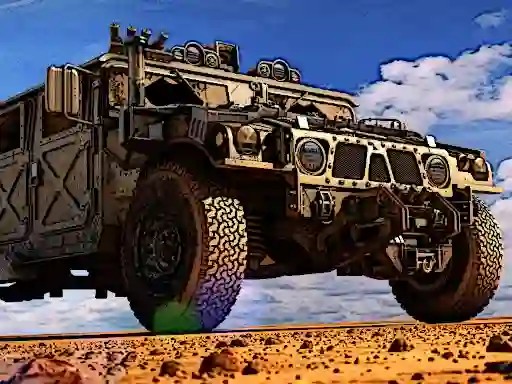 Mäng Military Transport Vehicle Internetis