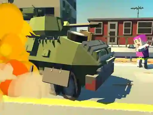Mäng Tank vs Zombie Internetis