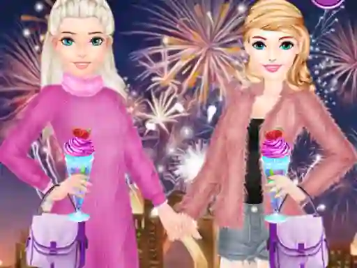Mäng Bffs New Year Eve Internetis