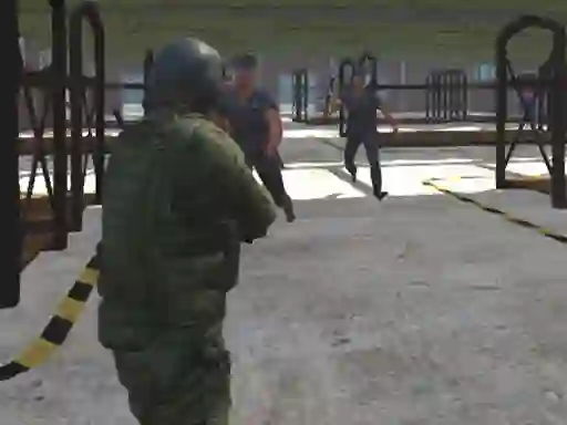 Mäng Infiltration of the Police Base Internetis