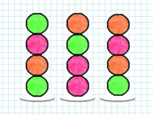 Mäng Ball Sort Paper Note Internetis