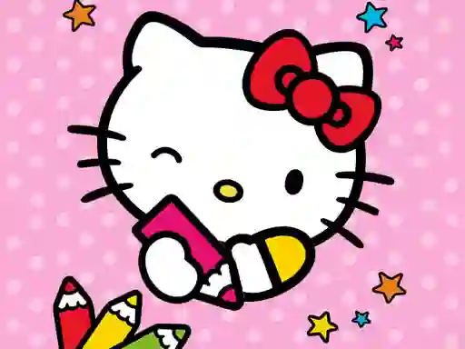 Mäng Color By Number With Hello Kitty Internetis