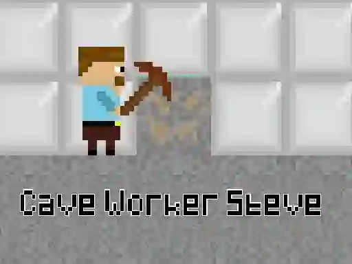 Mäng Cave Worker Steve Internetis