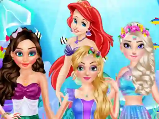 Mäng Princess Mermaid Style Makeup Internetis