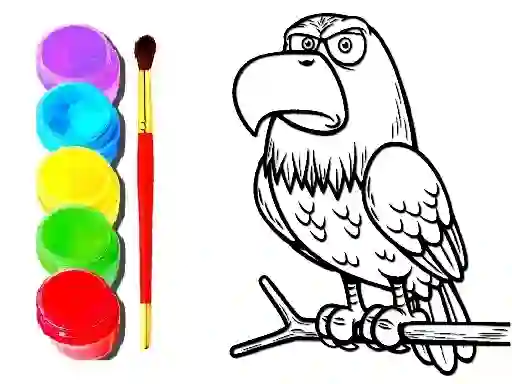 Mäng Eagle Coloring Book Internetis