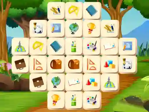 Mäng School Mahjong Deluxe Internetis