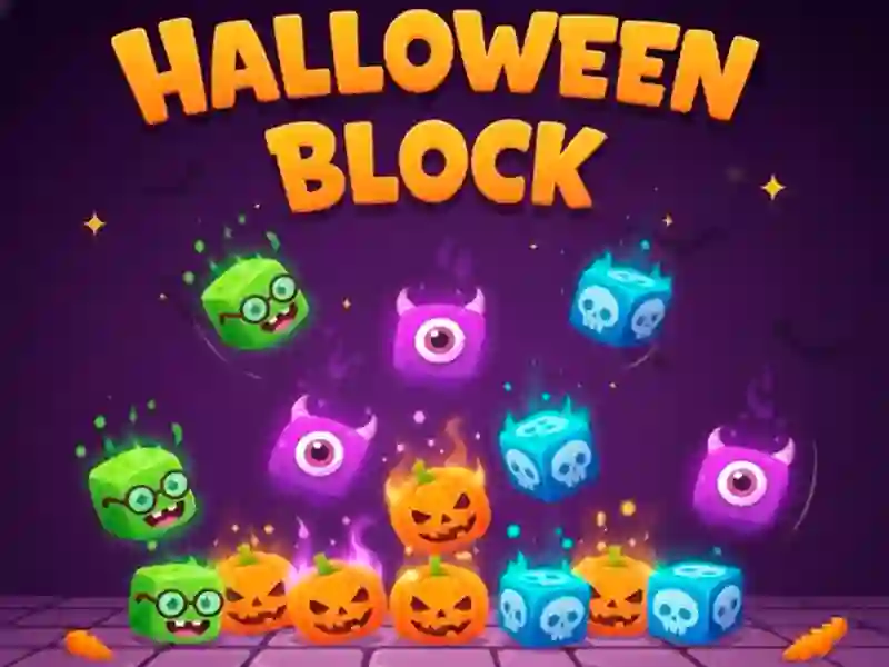Mäng Halloween Block Internetis